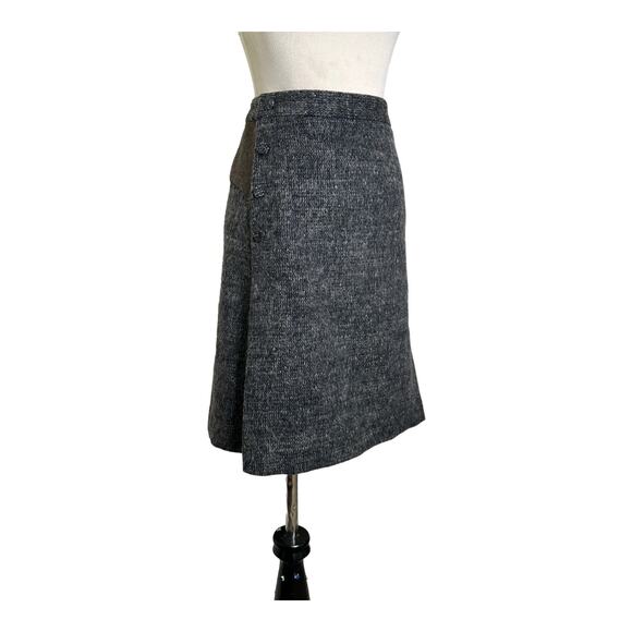 Lu Lu Cheung brown tweed wool skirt size 14 - Picture 12 of 15
